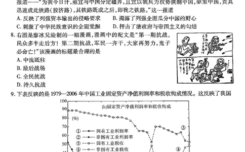重庆市南开中学高2025届高三第七次质量检测历史_2025年3月_250323重庆市南开中学高2025届高三第七次质量检测（全科）