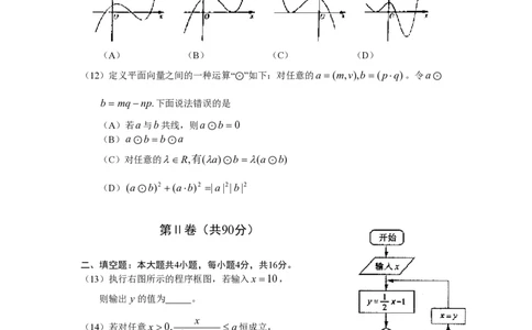 2010年高考数学试卷（理）（山东）（空白卷）_数学历年高考真题_新&middot;PDF版2008-2025&middot;高考数学真题_数学（按省份分类）2008-2025_2008-2025&middot;（山东）数学高考真题