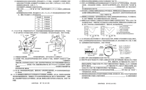 江西省&ldquo;红色十校&rdquo;2026届高三上学期第一次联考生物试卷（扫描版，含答案）_2025年9月_250921江西省&ldquo;红色十校&rdquo;2026届高三上学期第一次联考