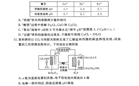 湘豫名校联考2024-2025学年高三春季学期第二次模拟考试化学_2025年4月_250403湘豫名校联考2024-2025学年高三春季学期第二次模拟考试（全科）