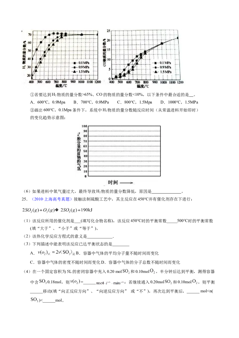 专题57化学反应速率与平衡综合问题（原卷卷）_近10年高考真题汇编（必刷）_十年（2014-2024）高考化学真题分项汇编（全国通用）_十年（2014-2023）高考化学真题分项汇编（全国通用）