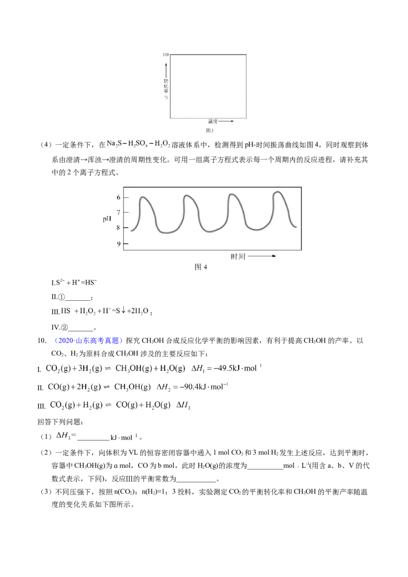 专题57化学反应速率与平衡综合问题（原卷卷）_近10年高考真题汇编（必刷）_十年（2014-2024）高考化学真题分项汇编（全国通用）_十年（2014-2023）高考化学真题分项汇编（全国通用）