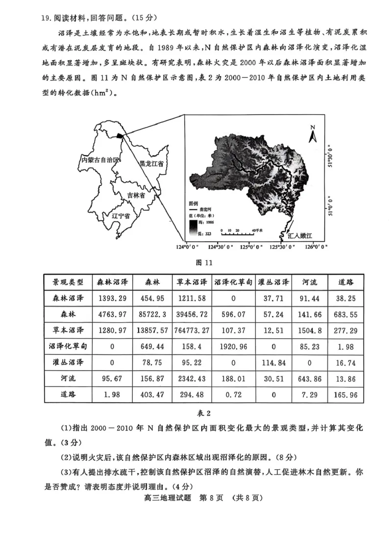 原卷_2025年4月_250421山东名校考试联盟2025届高三4月高考模拟考试_2025届山东省名校考试联盟高三下学期市级第二次模拟考试地理试题