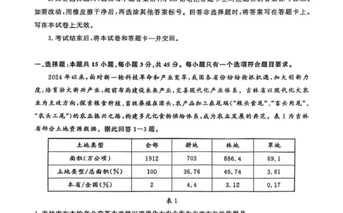 原卷_2025年4月_250421山东名校考试联盟2025届高三4月高考模拟考试_2025届山东省名校考试联盟高三下学期市级第二次模拟考试地理试题