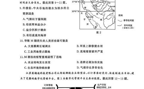 原卷_2025年4月_250421山东名校考试联盟2025届高三4月高考模拟考试_2025届山东省名校考试联盟高三下学期市级第二次模拟考试地理试题