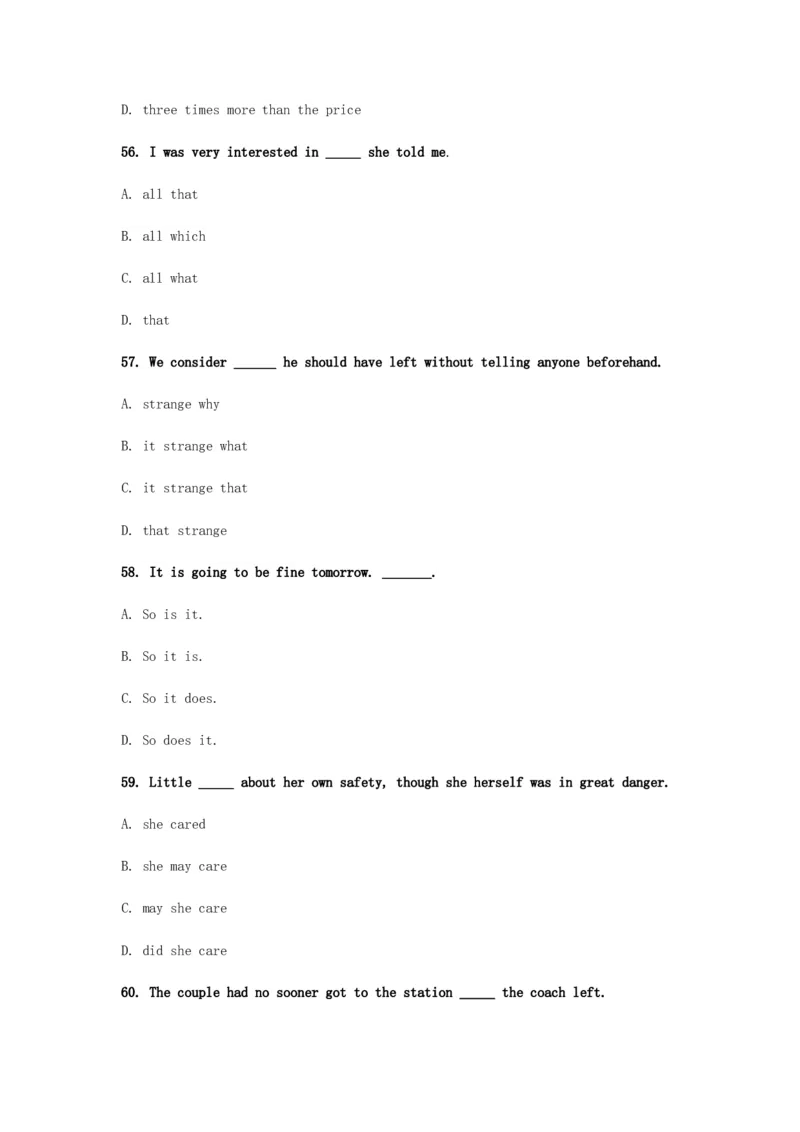 2009年英语专业四级考试真题及答案_2025专四专八真题及备考资料_2009-2024专四真题+备考资料_历年2009-2023专四真题及答案PDF_专四老题型