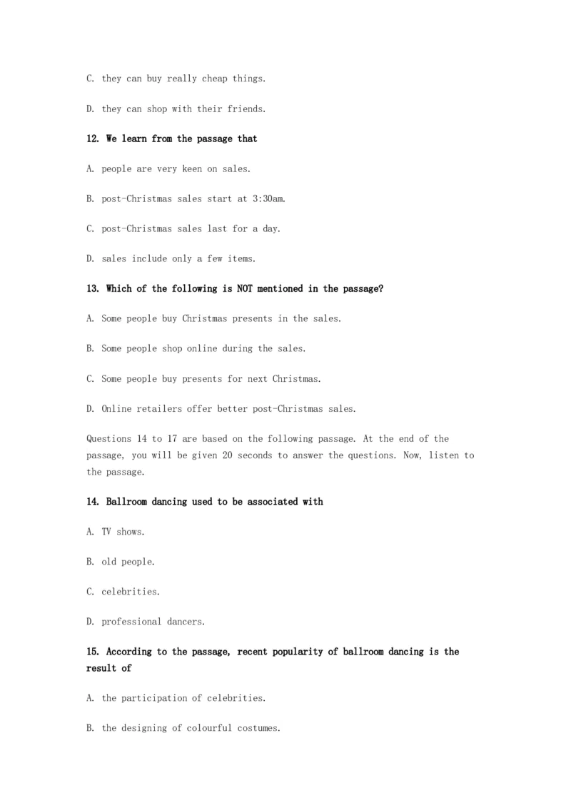 2009年英语专业四级考试真题及答案_2025专四专八真题及备考资料_2009-2024专四真题+备考资料_历年2009-2023专四真题及答案PDF_专四老题型