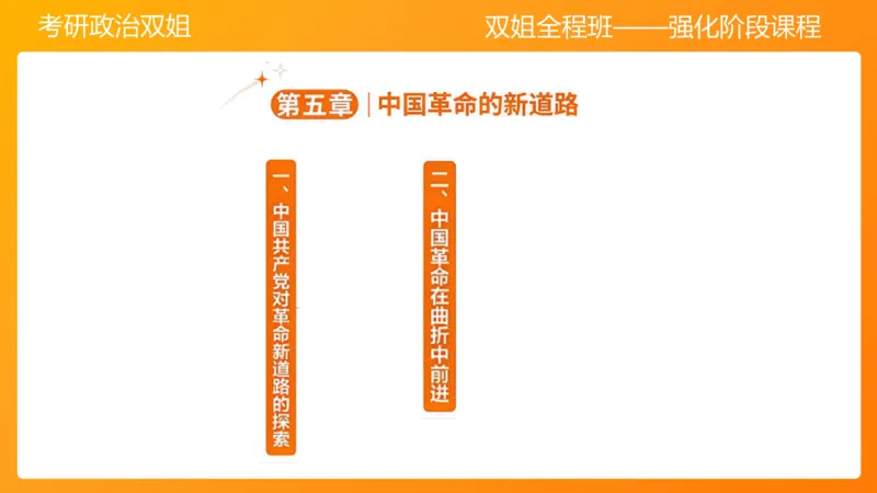 史纲中国革命新道路5章_2026考公资料_（49）政治理论合集_政治理论合集_2025考研政治_14.双姐_04.强化阶段_00.讲义