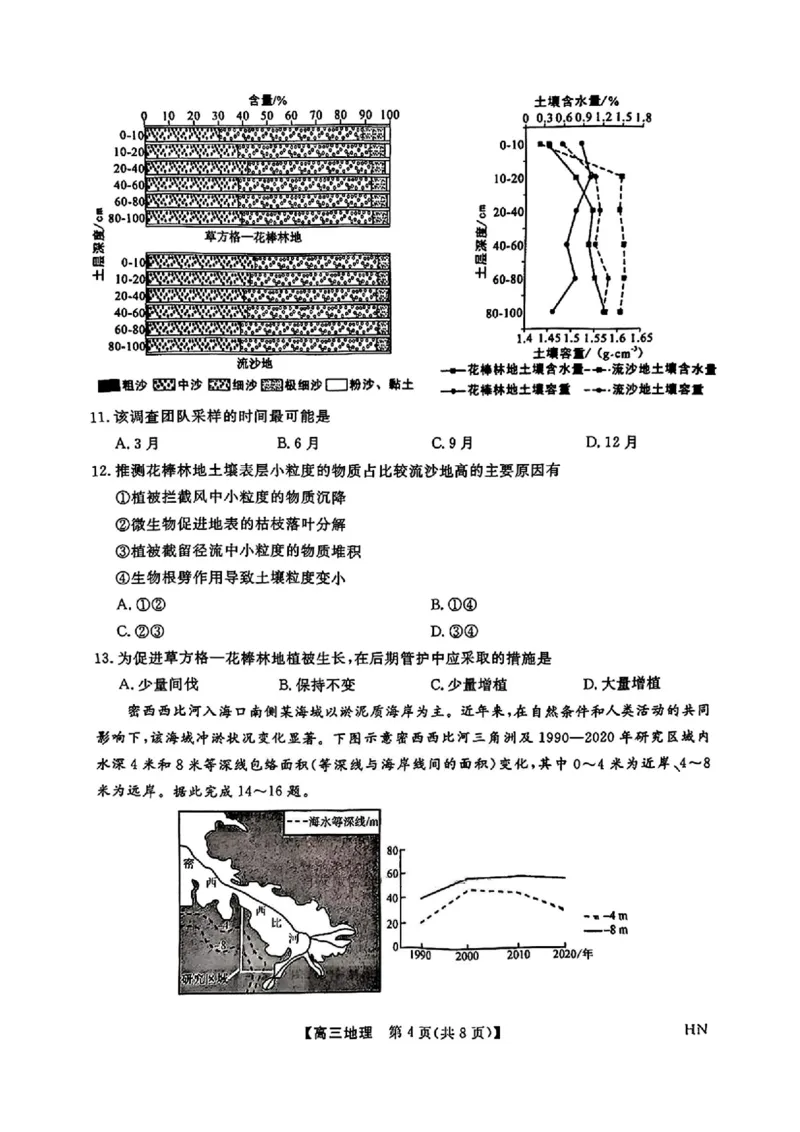 河南省2024-2025学年高三下学期金科新未来5月联考地理（含答案）_2025年5月_250520河南省金科新未来2025届高三下学期5月联考