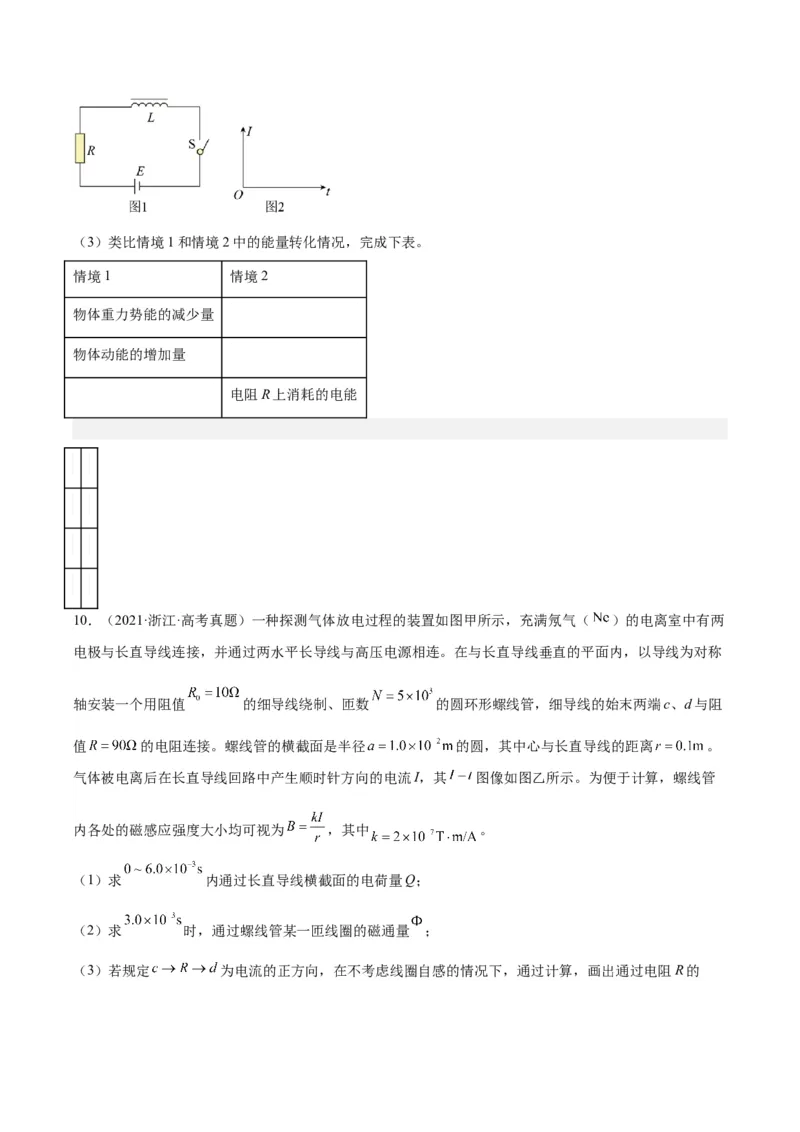专题51电磁感应和电路的综合问题和自感涡流问题（原卷卷）-十年（2014-2023）高考物理真题分项汇编（全国通用）_近10年高考真题汇编（必刷）