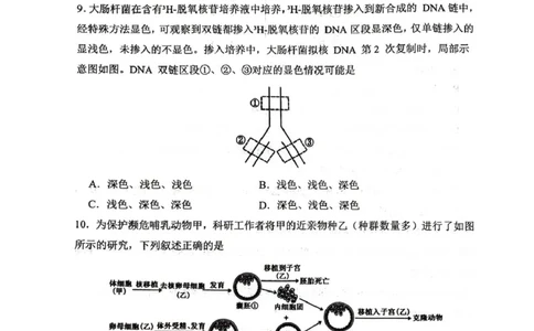 四川省绵阳南山中学2026届高三上学期第一次教学质量检测试题生物PDF版含答案_2025年9月_250904四川省绵阳南山中学2026届高三上学期第一次教学质量检测
