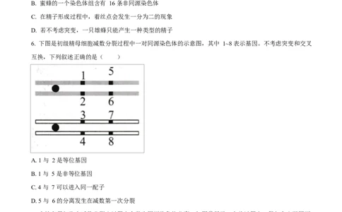 天津市南开大学附中2025年高三上学期第一次阶段检测+生物_2025年10月_251002天津市南开大学附中2025年高三上学期第一次阶段检测（全科）