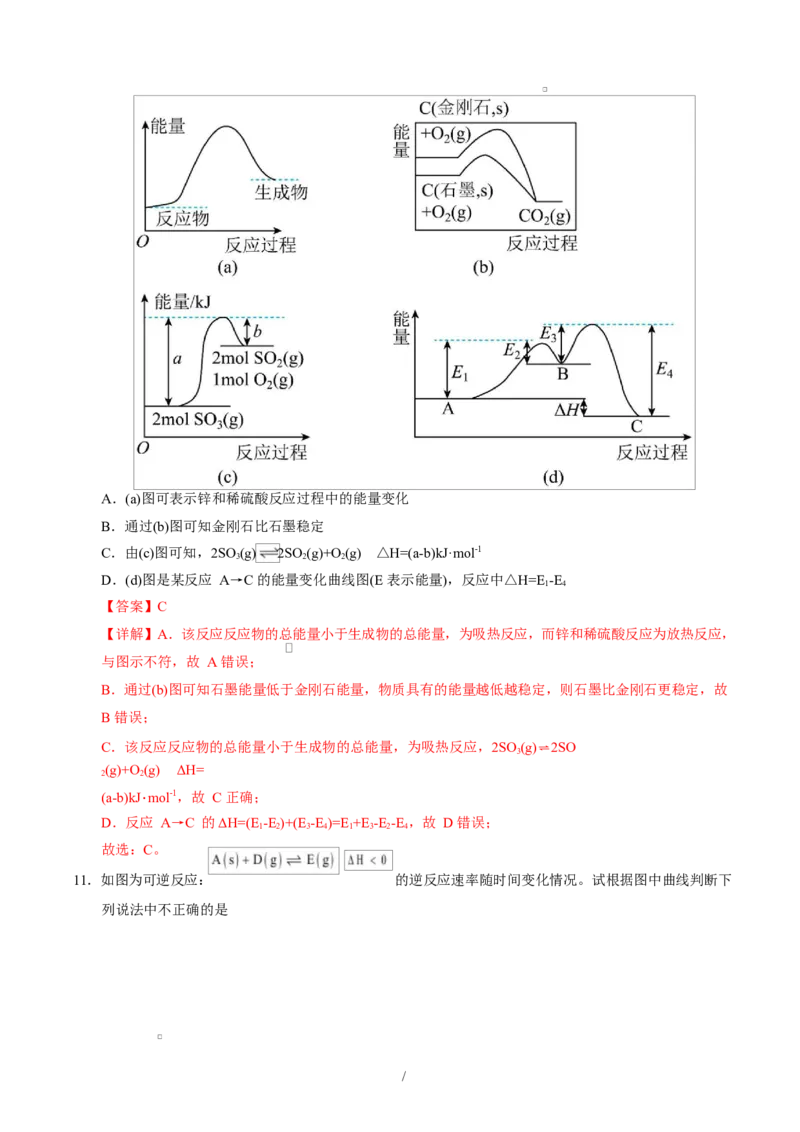 高二化学第一次月考卷（全解全析）（湖南专用）(1)_1多考区联考_2510092025-2026学年高二化学上学期第一次月考