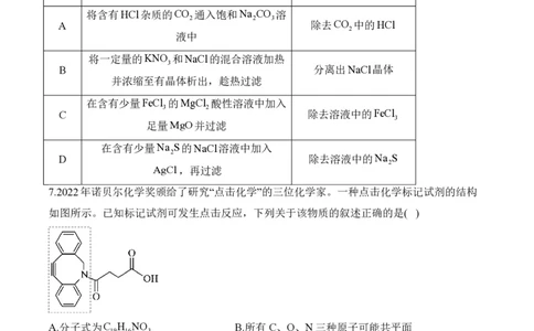2024届明日之星高考化学精英模拟卷山东版_2024高考押题卷_72024正确教育全系列_2024明日之星全系列_（新高考）2024《明日之星&middot;高考精英模拟卷》（九科全）各一套