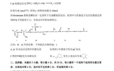 2024届明日之星高考化学精英模拟卷山东版_2024高考押题卷_72024正确教育全系列_2024明日之星全系列_（新高考）2024《明日之星&middot;高考精英模拟卷》（九科全）各一套