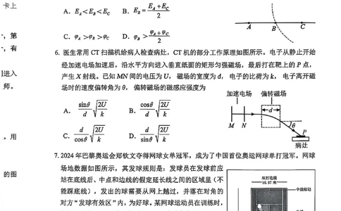 高三物理卷卡_2025年1月_250124辽宁省葫芦岛市2024-2025学年高三上学期期末试题（全科）_辽宁省葫芦岛市2024-2025学年高三上学期期末物理试题