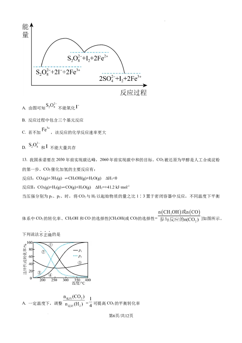 精品解析：安徽省六安第一中学2025届高三下学期模拟预测化学试题（原卷版）_2025年5月_250527安徽省六安第一中学2025届高三下学期模拟预测试题