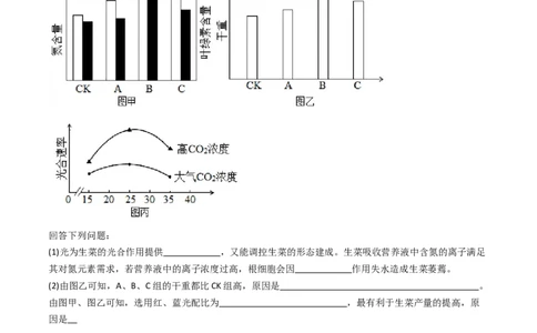 专题06光合作用（原卷卷）_近10年高考真题汇编（必刷）_十年（2014-2024）高考生物真题分项汇编（全国通用）_十年（2014-2023）高考生物真题分项汇编（全国通用）