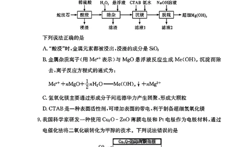 湖南省长沙市长郡中学2024-2025学年高三上学期月考（五）化学试题_2025年1月_250124湖南省长沙市长郡中学2024-2025学年高三上学期月考（五）（全科）