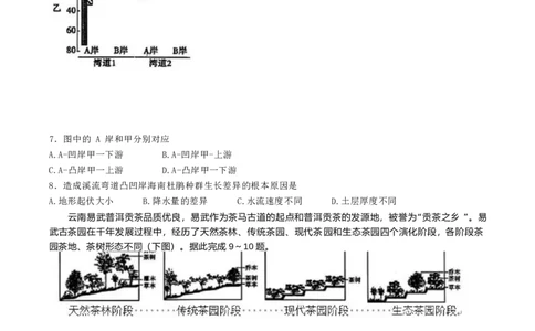 山东省枣庄市2024-2025学年高三上学期1月期末地理试题（A卷）（含答案）_2025年1月_250120山东省枣庄市2025届高三第一学期质量检测（全科）