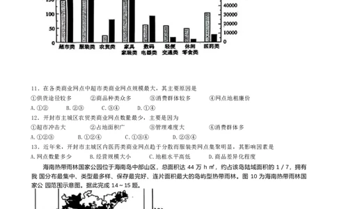 山东省枣庄市2024-2025学年高三上学期1月期末地理试题（A卷）（含答案）_2025年1月_250120山东省枣庄市2025届高三第一学期质量检测（全科）