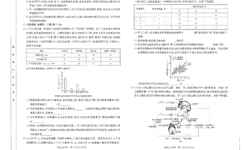 四川省金太阳2025届高三2月开学考试生物试卷+答案_2025年2月_250220四川省金太阳2025届高三2月开学考试（319C）（全科）