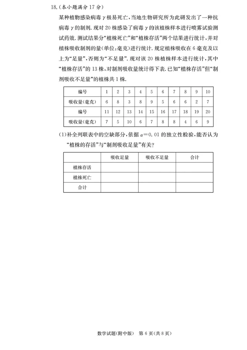 湖南省长沙市湖南师范大学附属中学2026届高三上学期月考（一）数学试卷（含答案）_2025年9月_250901湖南省长沙市师范大学附属中学2025-2026学年高三上学期8月月考（一）（全科）