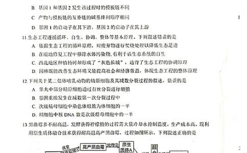 辽宁省大连市2024-2025学年高三上学期期末双基测生物试卷及答案_2025年1月_250116辽宁省大连市2024-2025学年高三1月期末双基测试（全科）