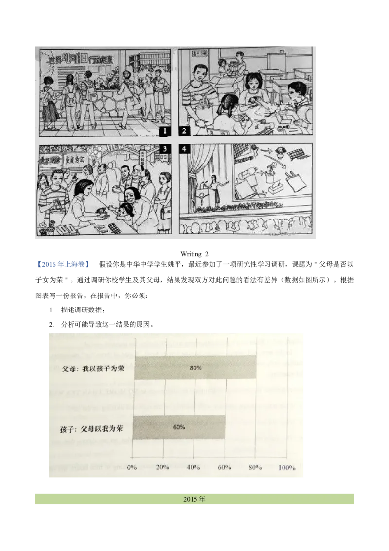 专题27书面表达图表和图画类（学生卷）--学易金卷：十年（2014-2023）高考真题英语分项汇编（全国通用）_近10年高考真题汇编（必刷）