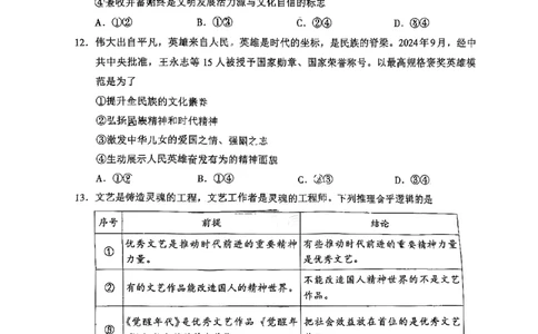 政治试卷_2025年1月_250119福建省部分（六市）地市2025届高中毕业班第一次质量检测（六市一模）（全科）_福建省部分（六市）地市2025届高中毕业班第一次质量检测（六市一模）政治
