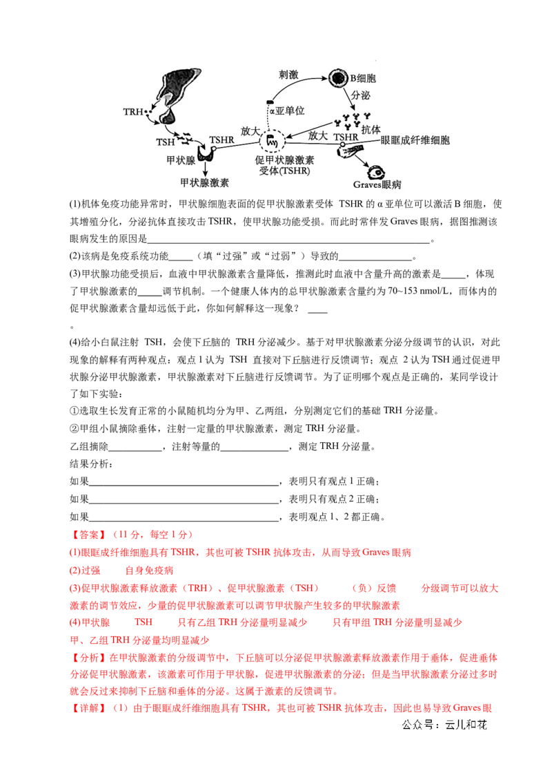 高二生物期中模拟卷02（全解全析）（新高考通用）(1)_1多考区联考_1014高二期中模拟卷（新高考通用）黄金卷：2024-2025学年高二上学期期中模拟考试