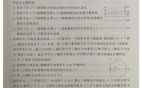湖北省十堰市2025届高三下学期五月份适应性考试物理试卷（含解析）_2025年5月_250521湖北省十堰市2025届高三下学期五月份适应性考试（全科）