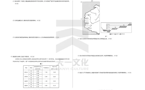 地理齐鲁名校高三五联_2025年4月_250401山东省天一大联考&middot;齐鲁名校教研体2024-2025学年（下）高三年级第五次联考（全科）