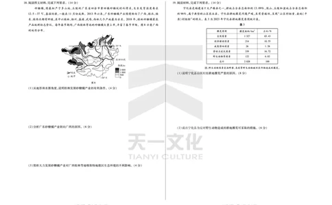 地理齐鲁名校高三五联_2025年4月_250401山东省天一大联考&middot;齐鲁名校教研体2024-2025学年（下）高三年级第五次联考（全科）