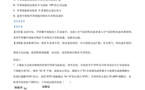 精品解析：山东省实验中学2025&mdash;2026学年高三上学期第一次诊断性考试生物试题（解析版）_2025年10月_251016山东省实验中学2026届高三第一次诊断性考试（10月）