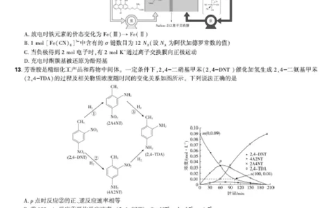 联考试卷理想树联考&mdash;东北三省精准教学化学A4版_2025年5月_250529东北三省精准教学联盟2025届高三5月联考（理想树）（全科）