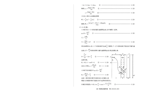 山东省（烟台市、德州市）2025届高三高考适应性测试物理答案_2025年5月_250511山东省（烟台市、德州市）2025届高三高考适应性测试（烟台、德州二模）（全科）