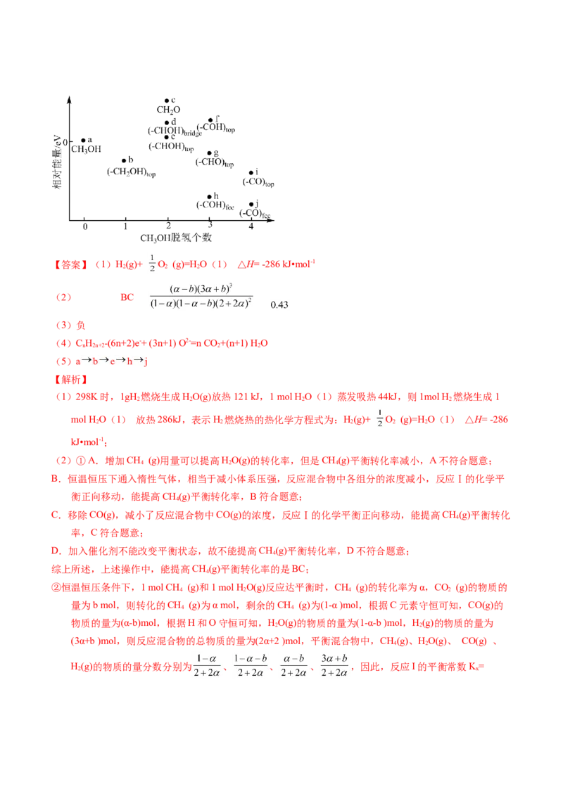 专题66原理综合题&mdash;&mdash;反应热+速率+平衡+电化学（解析卷）_近10年高考真题汇编（必刷）_十年（2014-2024）高考化学真题分项汇编（全国通用）