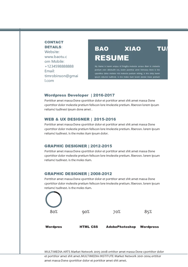 1(3)_10000+PPT模板大礼包_大学生个人简历PPT模板_英文