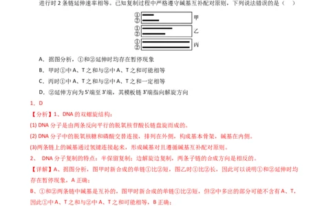 专题06遗传的分子基础（解析卷）_近10年高考真题汇编（必刷）_十年（2014-2024）高考生物真题分项汇编（全国通用）_2023年高考真题和模拟题生物分项汇编（全国通用）