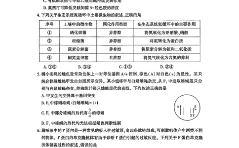 理综_2025年4月_2504092025届新疆维吾尔自治区高三下学期第三次适应性检测（全科）_2025届新疆维吾尔自治区高三下学期第三次适应性检测理综