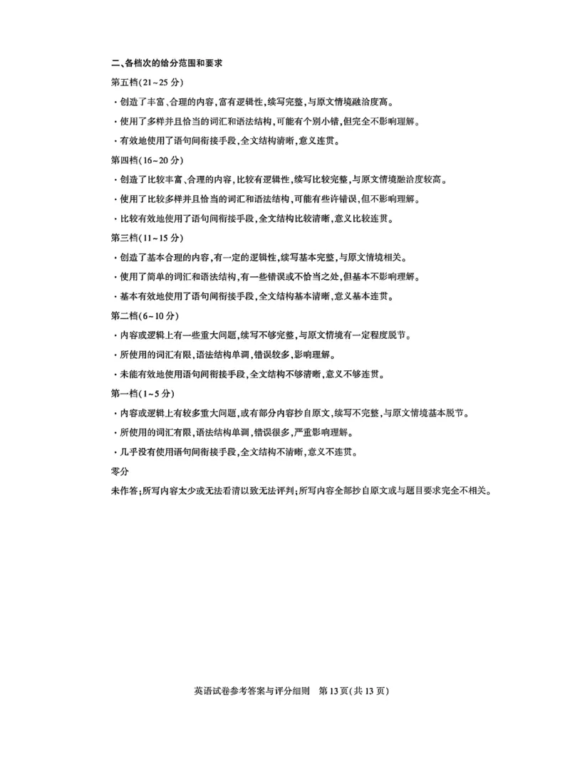 湖北省高中名校联盟2025届高三第三次联合测评英语答案_2025年2月_250208湖北省圆创高中名校联盟2025届高三第三次联合测评（全科）