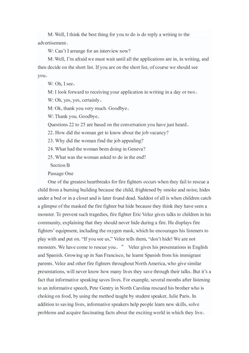 2010年12月英语四级真题解析+听力原文_英语四六级整合_英语四六级真题版本二此版为主此文件夹会持续更新_四级真题_1.四级真题+答案解析+听力音频(1989-2025)_2010年12月CET4