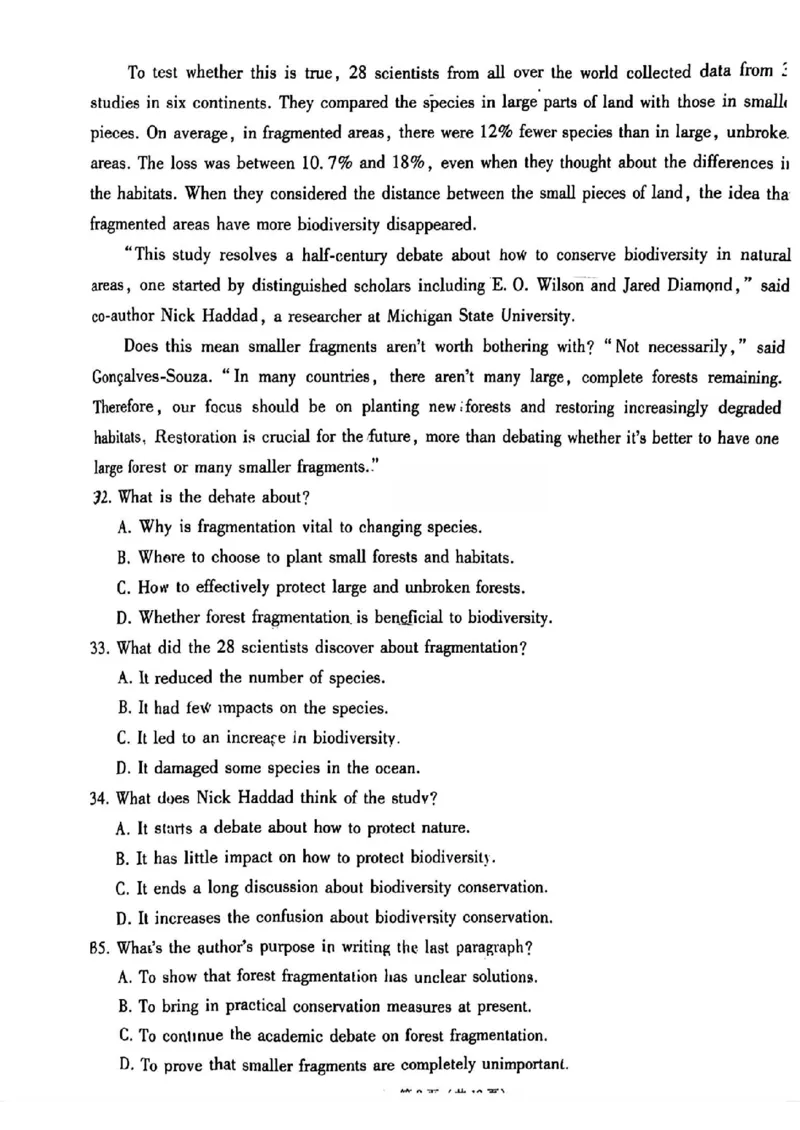 英语+西南名校联盟2025届3+3+3试卷及答案（四）_2025年5月_0522西南名校联盟2025届&ldquo;3+3+3&rdquo;高考备考诊断性联考（四）（全）