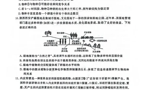 河南省2025届高三青桐鸣3月大联考生物试题+答案_2025年3月_250313河南省青桐鸣大联考2024-2025学年高三下学期3月月考
