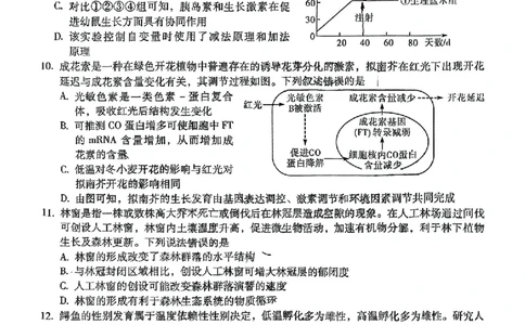 生物+昆一中2025届高三联考试卷及答案（九）_2025年5月_250511云南省昆明市第一中学2025届高三年级九次联考（全科）