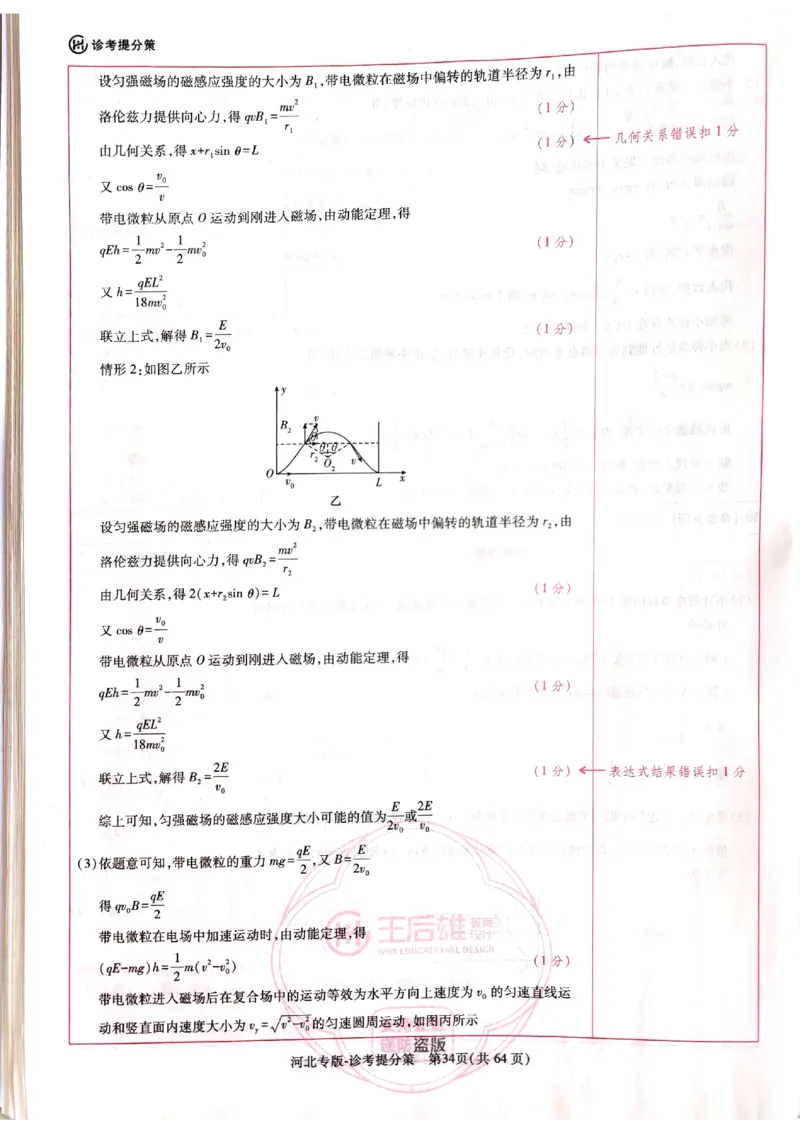 2024-05王后雄高考物理解析_2024高考押题卷_22024王hou雄_16王后雄押题_2024年王后雄高考押题预测卷（河北专版）