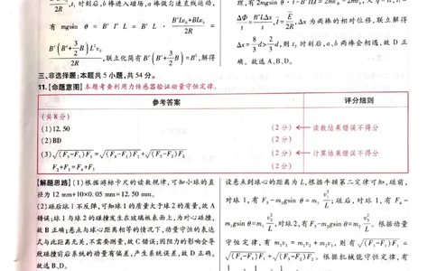 2024-05王后雄高考物理解析_2024高考押题卷_22024王hou雄_16王后雄押题_2024年王后雄高考押题预测卷（河北专版）