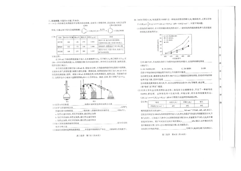 山西太原2024-2025学年高三期末学业诊断化学_2025年1月_250121山西太原2024-2025学年高三期末学业诊断（全科）