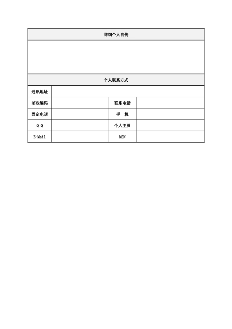 1(15)_10000+PPT模板大礼包_大学生个人简历PPT模板_表格简历模板